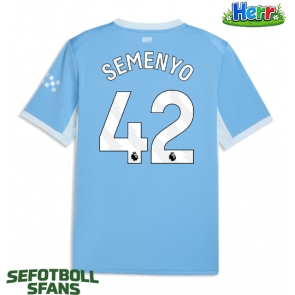 Manchester City Antoine Semenyo #42 Hemmatröja 2026-27 Kortärmad